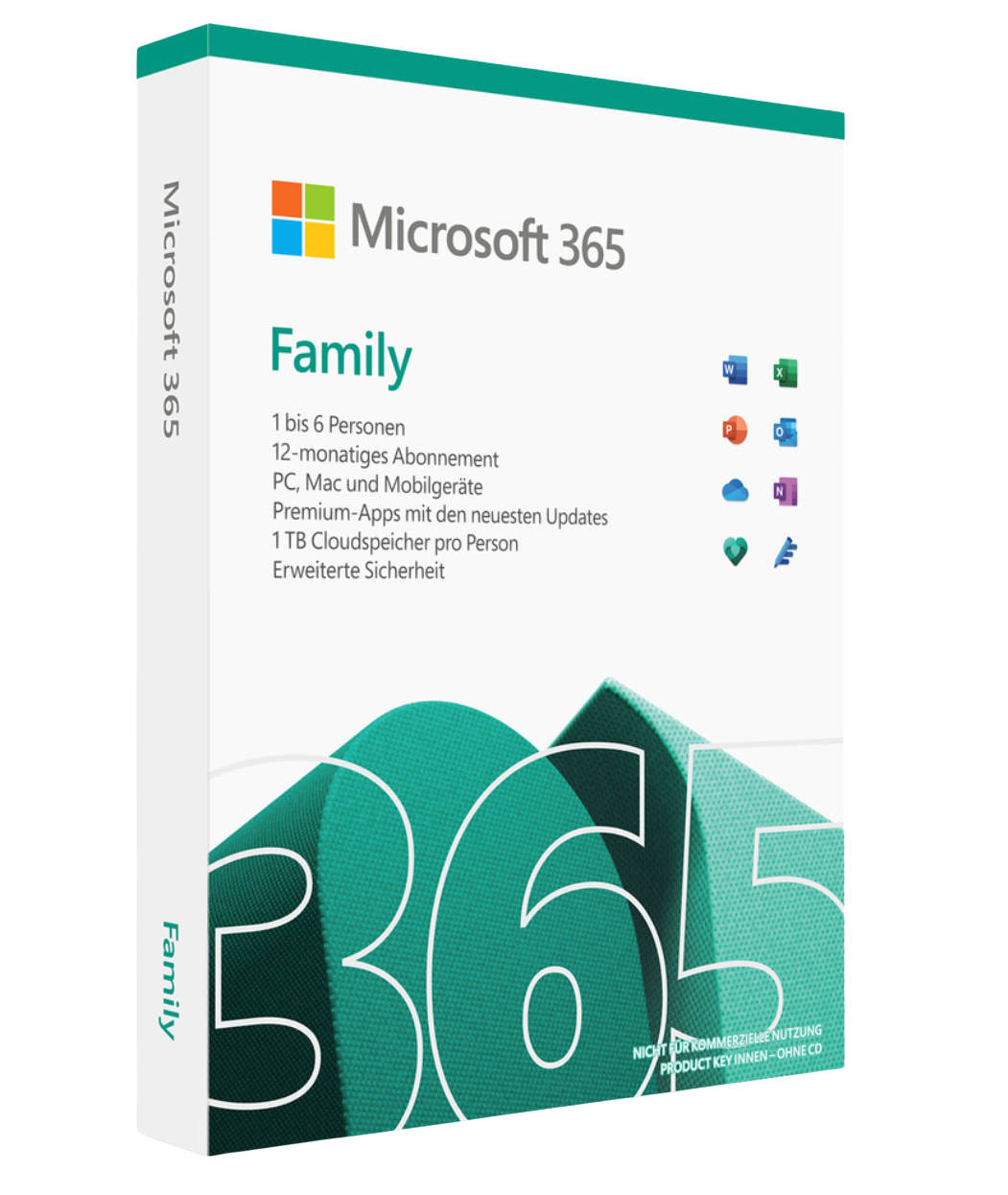 Microsoft 365 Family | 6 Benutzer 1 Jahr | Inklusive Updates